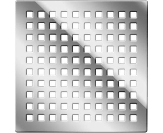 Напольный трап водосток Berges Trend 150x150 нержавеющая сталь, хром глянец, S-сифон вертикальный 091004 – изображение 2