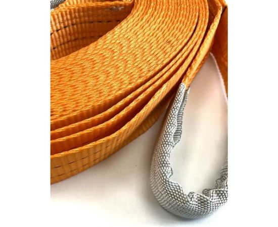 Удлинитель троса лебедки (6 т; 10 м; 50 мм; лента) ТамбовТехСнаб 7930130715723 – изображение 3