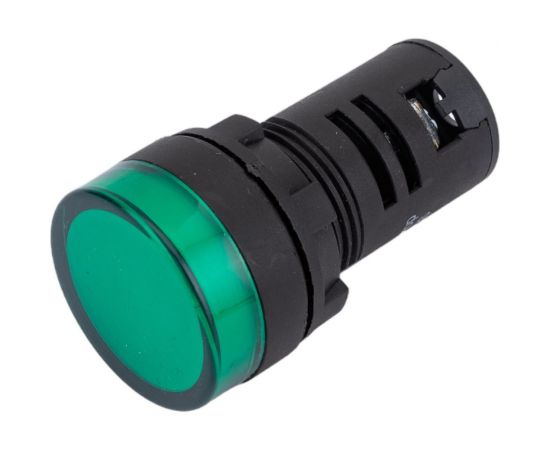 Лампа IEK AD-22DS, сигнальная, зеленая, светодиод 12В. BLS10-ADDS-012-K06 – изображение 3