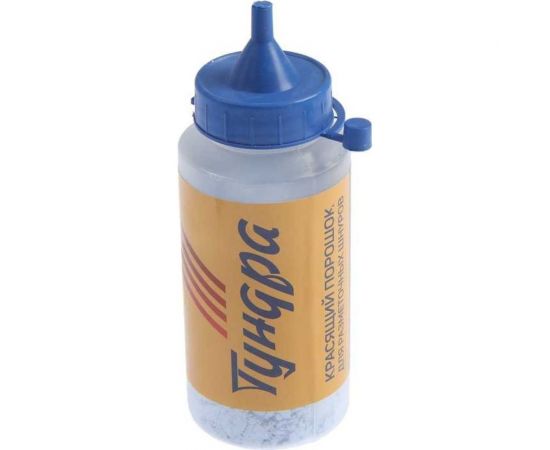 Разметочный набор ТУНДРА шнур малярный 15 м, красящий порошок 110 г, синий 1722213 – изображение 4