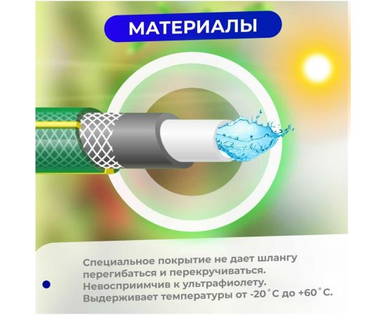 Поливочный шланг STARTUL Garden Expert 3/4, 50 м ST6035-3/4-50 – изображение 4