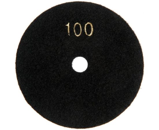 Круг шлифовальный алмазный гибкий для сухой шлифовки (100 мм; №100) ТУНДРА 3594932 – изображение 4
