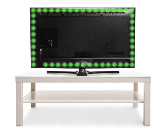 Светодиодная лента Lamper LED USB 5В, 1 м, 8 мм, IP65, SMD 2835, 60 LED/m, свет зеленый 141-384 – изображение 6