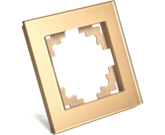 1-местная рамка STEKKER GFR00-7001-08, серия Катрин, золото 49032 – изображение 9