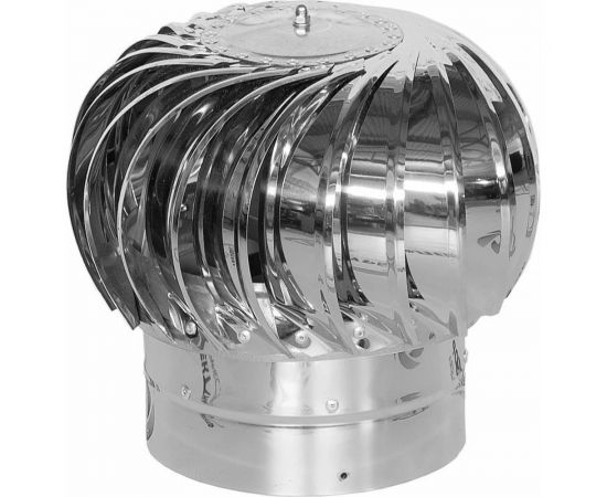 Ротационный дефлектор Турбодефлектор нержавеющая сталь ТД-200н 