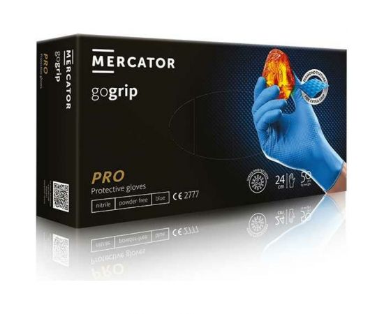 Профессиональные нитриловые перчатки gogrip, синие, размер L, 25 пар RP30030004_0001 