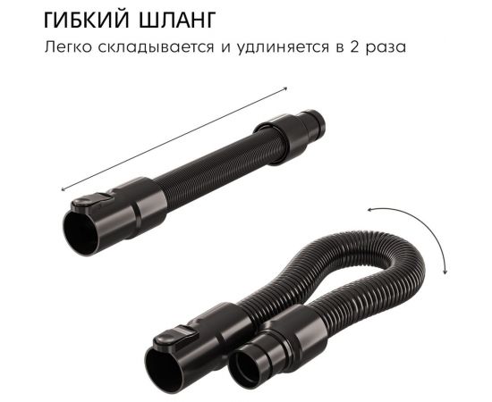 Беспроводной вертикальный пылесос DAUKEN bs220 storm water pro с насадками для дома с подсветкой PRDA23003 – изображение 13