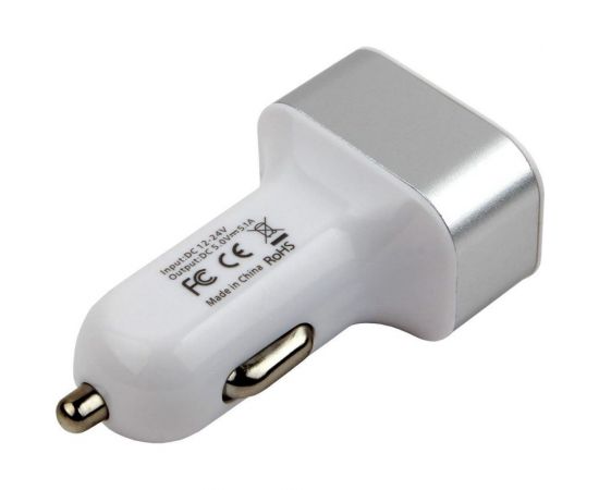 Адаптер питания Ca Cablexpert, 12V-gt;5V 3-USB, 2.1/2/1A, MP3A-UC-CAR17 – изображение 2