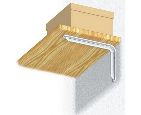 Кронштейн ALDEGHI LUIGI SPA 395х260х41 мм, оцинкованный, цвет: коричневый 2522VM40 – изображение 2