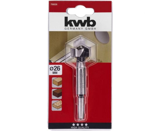 Сверло Форстнера kwb 26мм 706026 – изображение 2