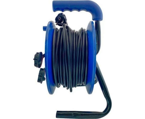 Силовой удлинитель на катушке Glanzen 4 гнезда ПВС 3x1,5 IP44 арт. EB-30-020 00-00006734 – изображение 3