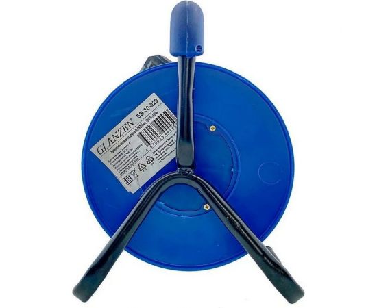 Силовой удлинитель на катушке Glanzen 4 гнезда ПВС 3x1,5 IP44 арт. EB-30-020 00-00006734 – изображение 4