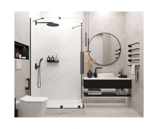 Керамогранит LAPARET Charon gray 60x60 см, cтруктурный карвинг, 1.44 кв. м, 4 шт. х9999286889 – изображение 5