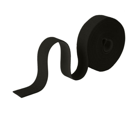 Лента-липучка Comfix 5м х 25мм (упак: 1 шт / 1 цвет / черный) HLT-5K25-RP10000 