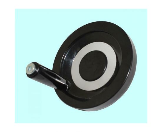 Маховик TLX 100x12x33мм DxdxH цельнолитой, бакелит с ручкой 65940 