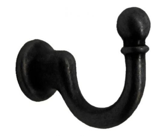Мебельный крючок Brante BR 150 BK чёрный 605483 