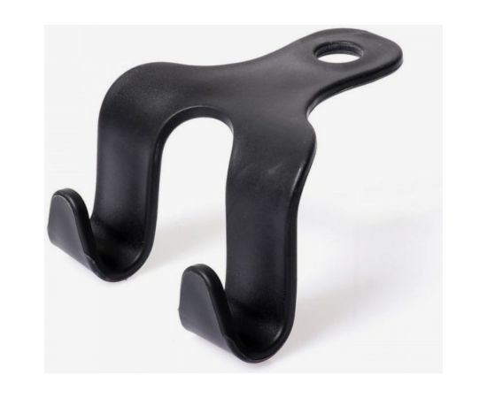 Вешалка-крючок на подголовник СИМАЛЕНД два крючка, чёрный 3558452 