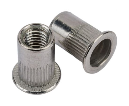 Нержавеющая резьбовая заклепка KREPFIELD M8x16 мм, ART 1025, А2, 100 шт. 1025ГАЙКАЗАКЛЕПКАМ8Х16-100 