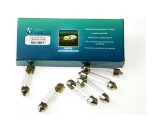 Лампа Nord-Yada C5W 12V 41мм SV8.5 салонная подсветка номерного знака 901997 