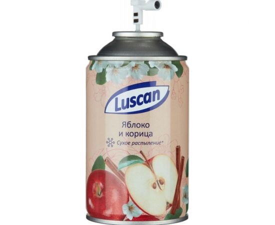 Баллон сменный для автоосвежителя Luscan 250 мл Яблоко и корица, сухое распыление 1564003 – изображение 2