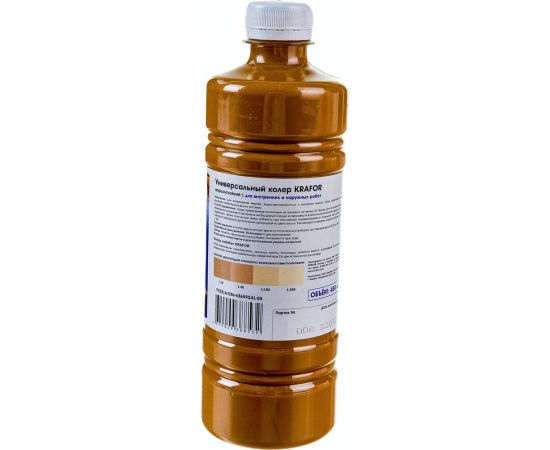 Универсальный колер KRAFOR № 4 БЕЖЕВЫЙ 450 мл 47879 – изображение 2