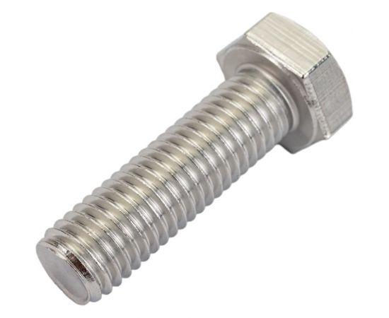 Нержавеющий болт с шестигранной головкой KREPFIELD M12x40 мм, DIN 933, А2, полная резьба, 5 шт. 933А2БОЛТ12Х40-5 – изображение 2