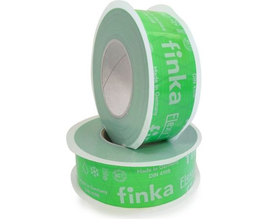 Клейкая лента Finka Flexy Tape 50 ммх25 м для склейки мембраны и пароизоляции, армированная FFT5025 – изображение 2