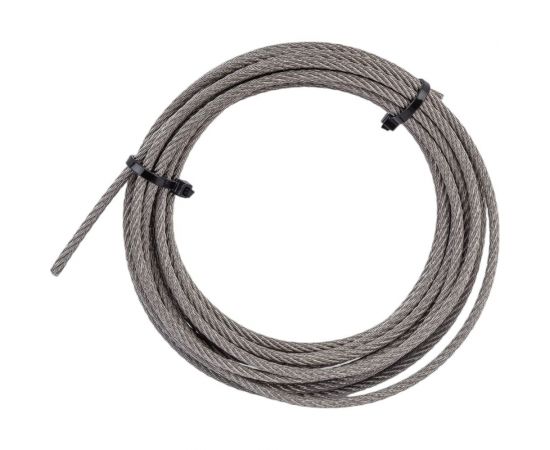 Нержавеющий трос KREPFIELD 4 мм, сталь А2, плетение 7x7, средней мягкости, 5 м 8379А2ТРОС4ММ-5 – изображение 3