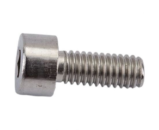 Нержавеющий винт с цилиндрической головкой KREPFIELD M4x10 мм, DIN 912, А2, внутренний шестигранник, полная резьба, 40 шт. 912A2ВИНТПР4Х10-40 – изображение 3