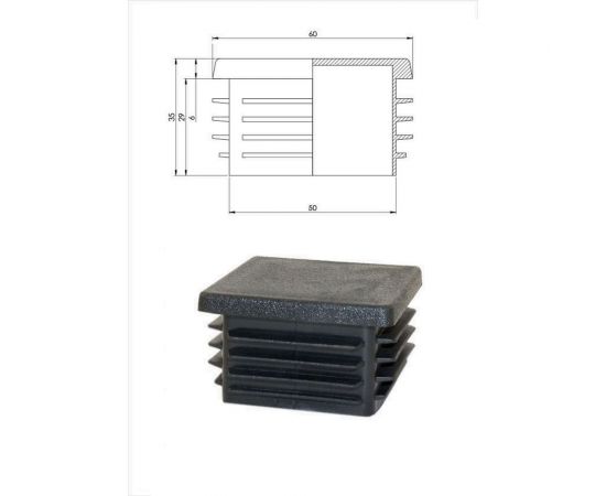 Заглушка Элимет 50 шт, 60x60 мм БП-00002453 – изображение 3