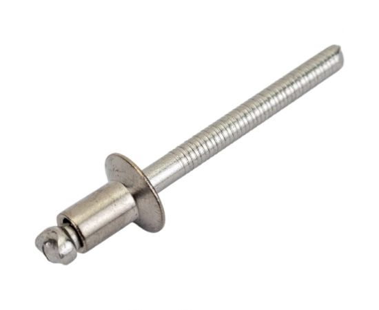 Вытяжная нержавеющая заклепка с потайным бортиком KREPFIELD 4,8x8 мм, ISO 15984, А2, 100 шт. 15984ЗАКЛЕПКА4,8Х8А2-100 – изображение 3