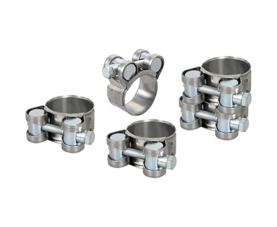 Силовой хомут из нержавеющей стали KRAFT W2, 23-25 мм, уп. 5 шт. KT 880515 – изображение 3