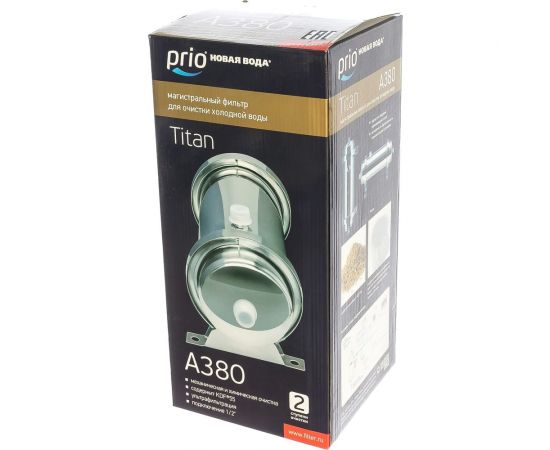 Магистральный фильтр тонкой химической очистки воды PRIO Новая Вода Titan A380 – изображение 3