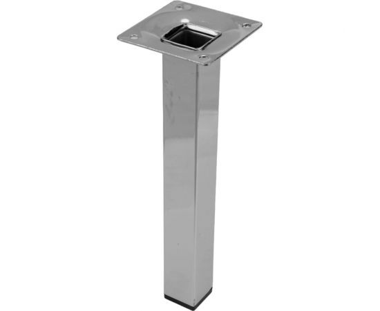 Ножка Tech-Krep металл, квадрат, нерегулируемая, 25x25x200 мм, хром - накл. 152148 – изображение 4