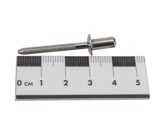 Вытяжная нержавеющая заклепка со стандартным бортиком KREPFIELD закрытый конец, 4,8x10 мм, ISO 16585, А2, 20 шт. 16585ЗАКЛЕПКА4,8Х10А2-20 – изображение 4