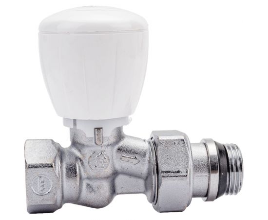 Прямой клапан Giacomini R6TG 1/2, 1/2, ВН, хромированный, отвод с герметичной прокладкой R6X033 – изображение 4