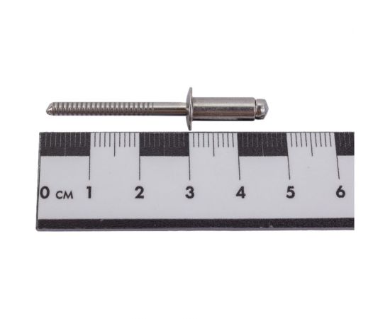 Вытяжная нержавеющая заклепка со стандартным бортиком KREPFIELD 5x12 мм, ART 9052, А2, 20 шт. 9052ЗАКЛЕПКА5Х12А2-20 – изображение 4