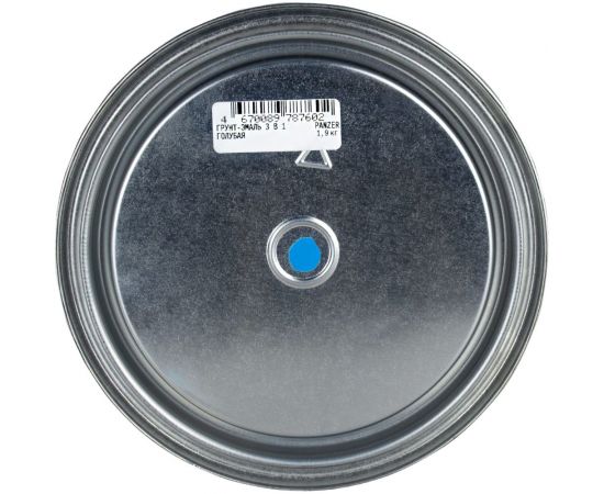 Грунт - эмаль PANZER по ржавчине 3 в 1 гладкая, голубая, 1.9 кг 219839 – изображение 5