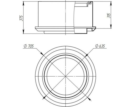 Горловина ASPLAST Г300 EL-25P-CAUN-G300-BL – изображение 5