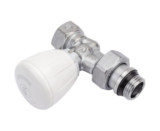 Прямой клапан Giacomini R6TG 1/2, 1/2, ВН, хромированный, отвод с герметичной прокладкой R6X033 – изображение 5