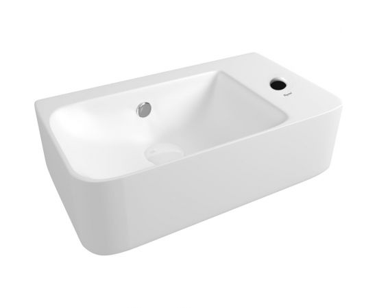 Раковина Teymi Hanna 45 правая, подвесная, белая T50903 ЦБ-00267351 