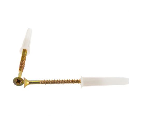 Набор белый дюбель VIPкрепеж 30 шт. 31568 VIP 