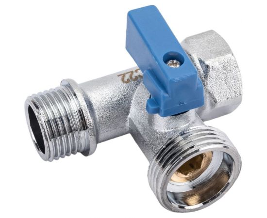 Кран для бытовой техники Rvc тройник (15) 1/2 г х3/4 ш х1/2 ш 13551 