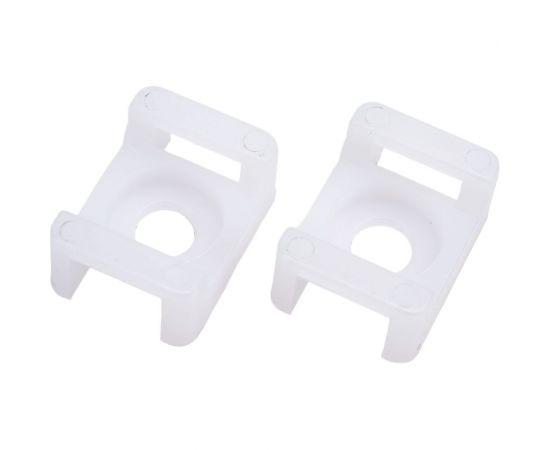 Монтажная площадка под винт IEK ПМ 22х16х6 мм, белая, 100 шт. UHP33-22-16-6-100-K01 