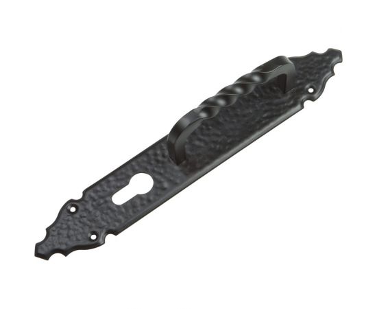 Ручка-скоба для врезного замка Amig черная 105-280х45 