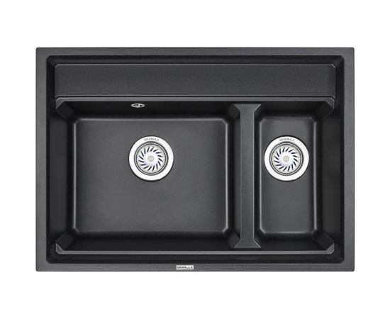Кухонная мойка GRANULA KS-7302 ЧЕРНЫЙ 