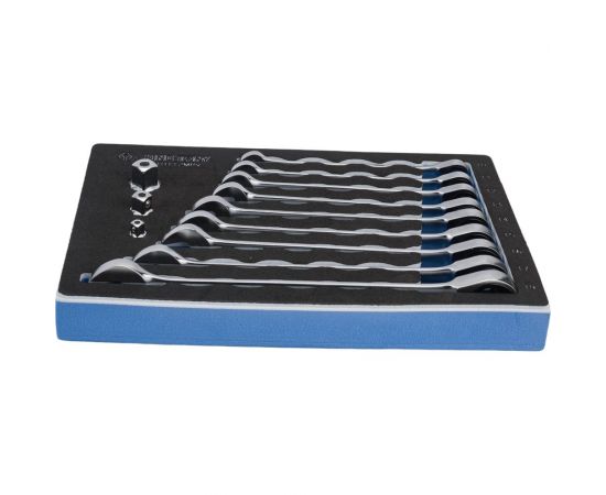 Набор трещоточных комбинированных ключей, ложемент, 12 предметов KING TONY 9-10112MRV 