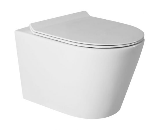 Унитаз подвесной безободковый с сиденьем с микролифтом BOND F03-10 