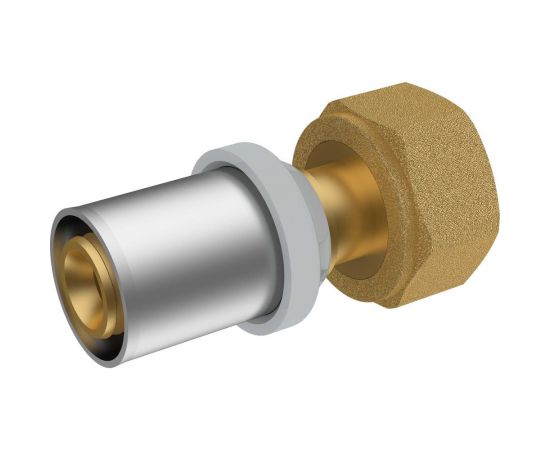 Штуцер RIIFO Omni с накидной гайкой, пресс, латунь, 26-1""НГ 1100045789 