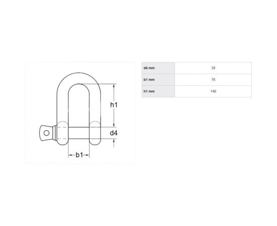 Универсальная скоба HAKLIFT не грузоподъёмная SAKY38 – изображение 2